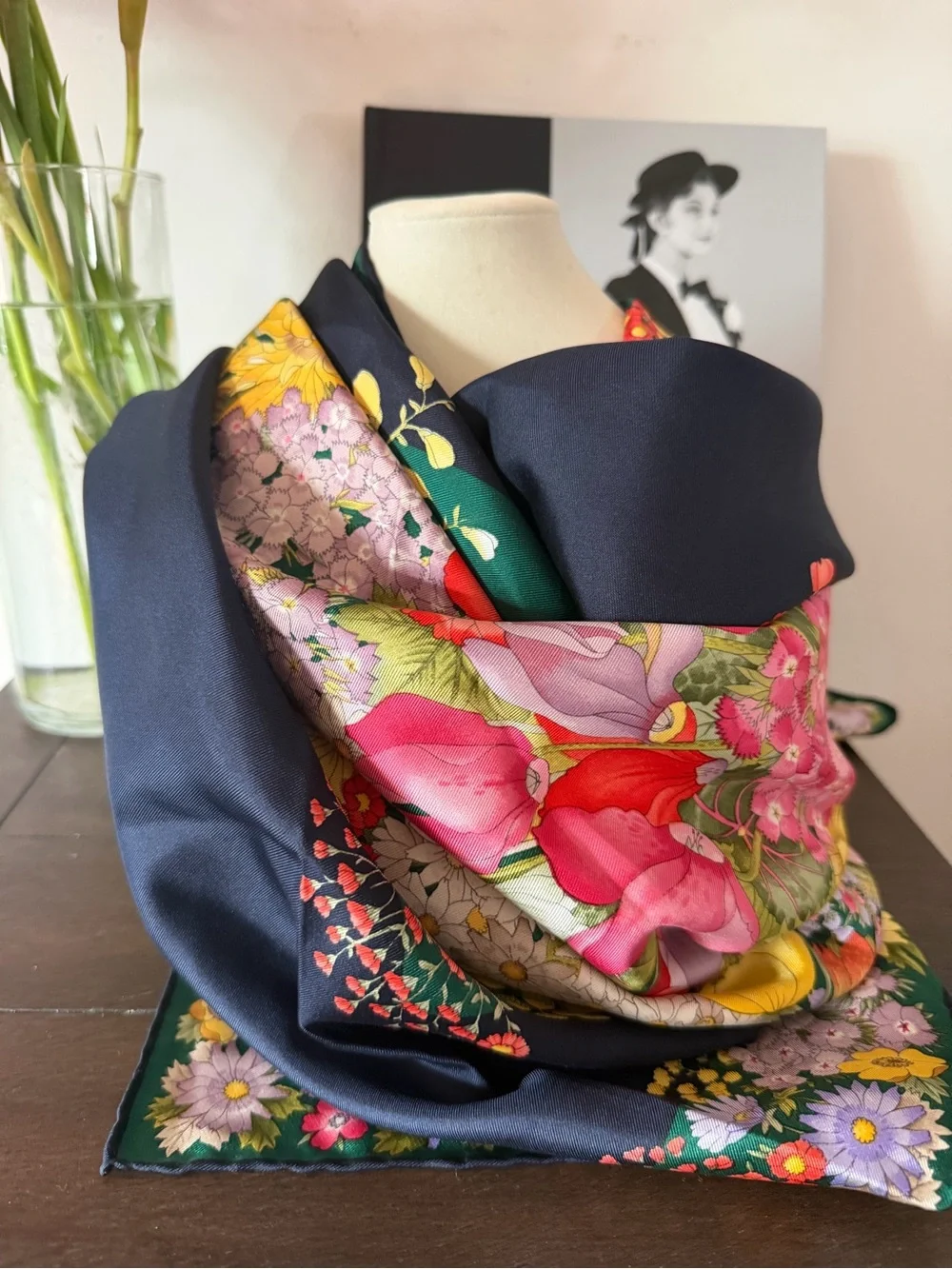 Gucci Silk Floral Scarf